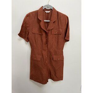 Vintage Linen Lined Jumper Womens Small